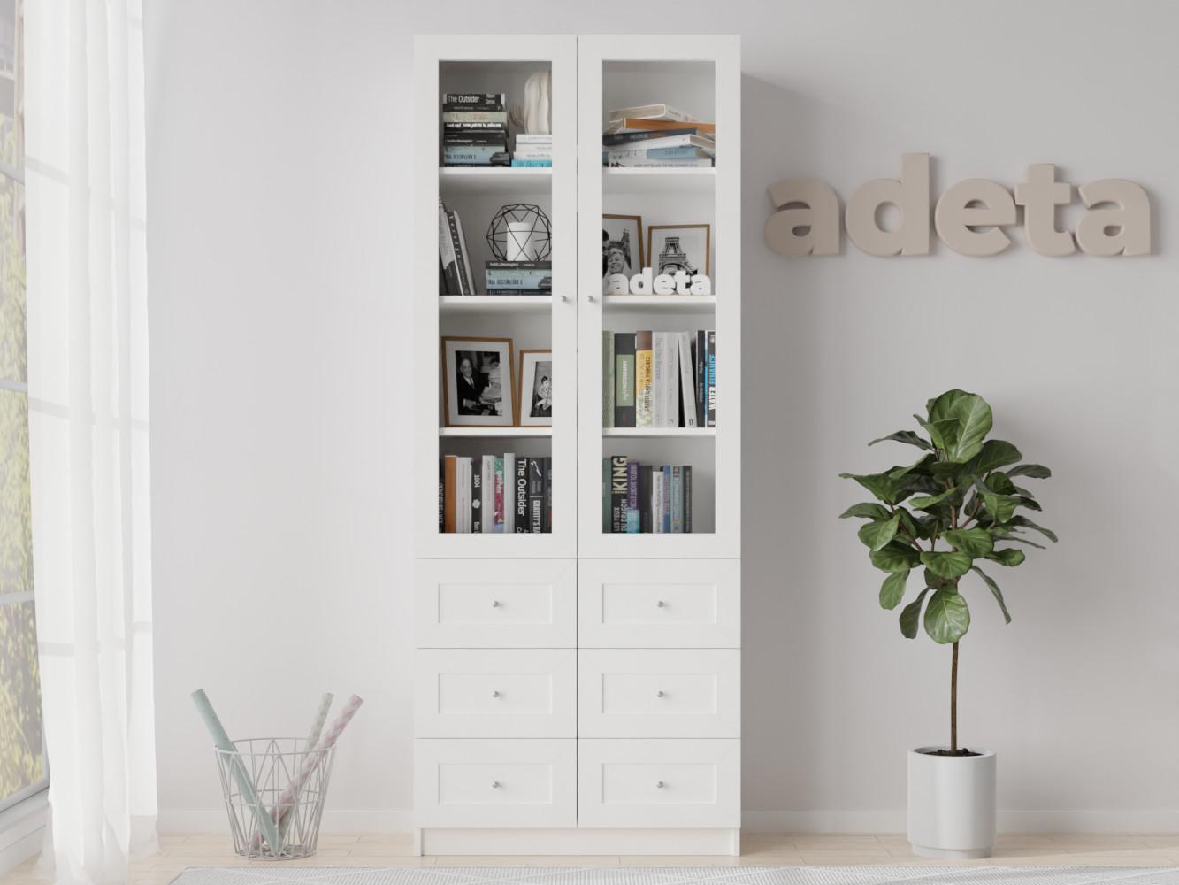 Книжный шкаф Билли 317 white ИКЕА (IKEA) изображение товара