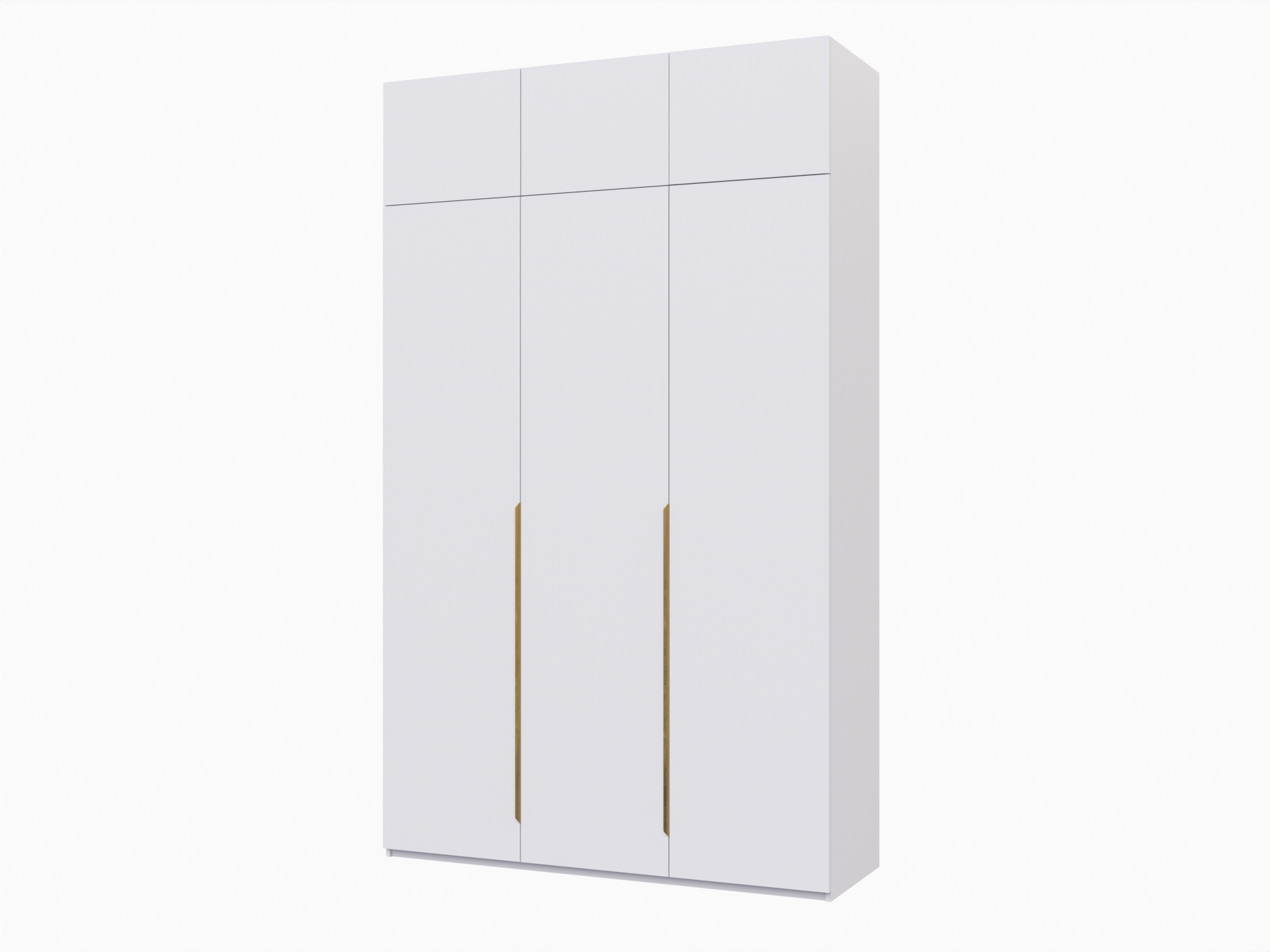 Распашной шкаф Пакс Альхейм 23 white (gold) ИКЕА (IKEA) изображение товара