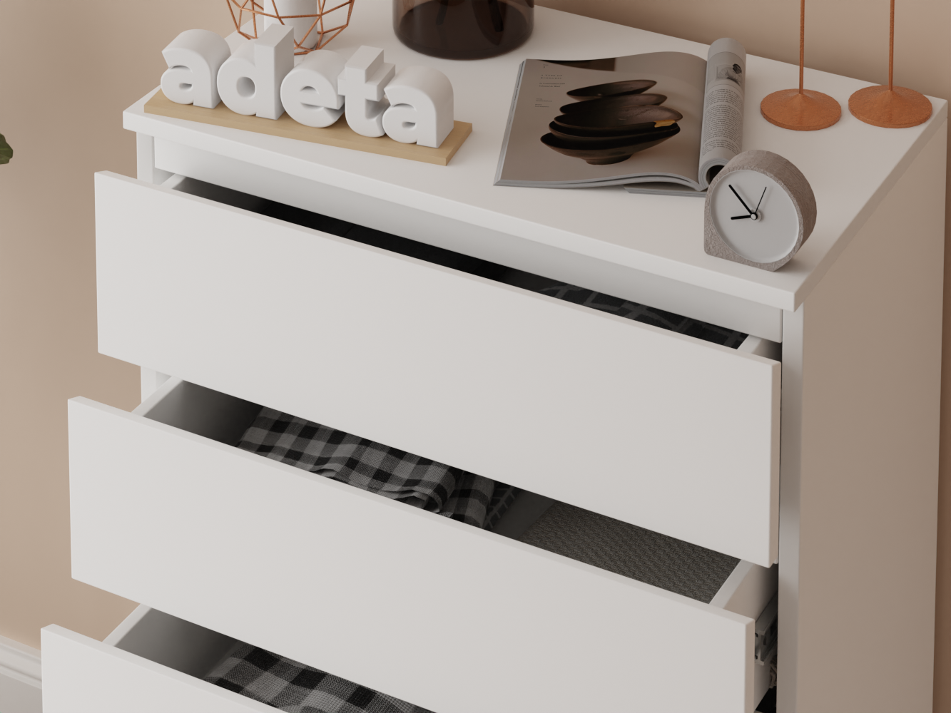 Комод Мальм 19 white ИКЕА (IKEA) изображение товара