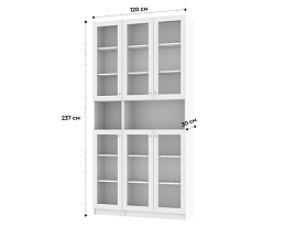 Изображение товара Книжный шкаф Билли 388 white ИКЕА (IKEA) на сайте adeta.ru