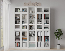 Изображение товара Книжный шкаф Билли 398 white ИКЕА (IKEA) на сайте adeta.ru