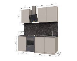 Изображение товара Кухонный гарнитур METOД 2 brown ИКЕА (IKEA) на сайте adeta.ru